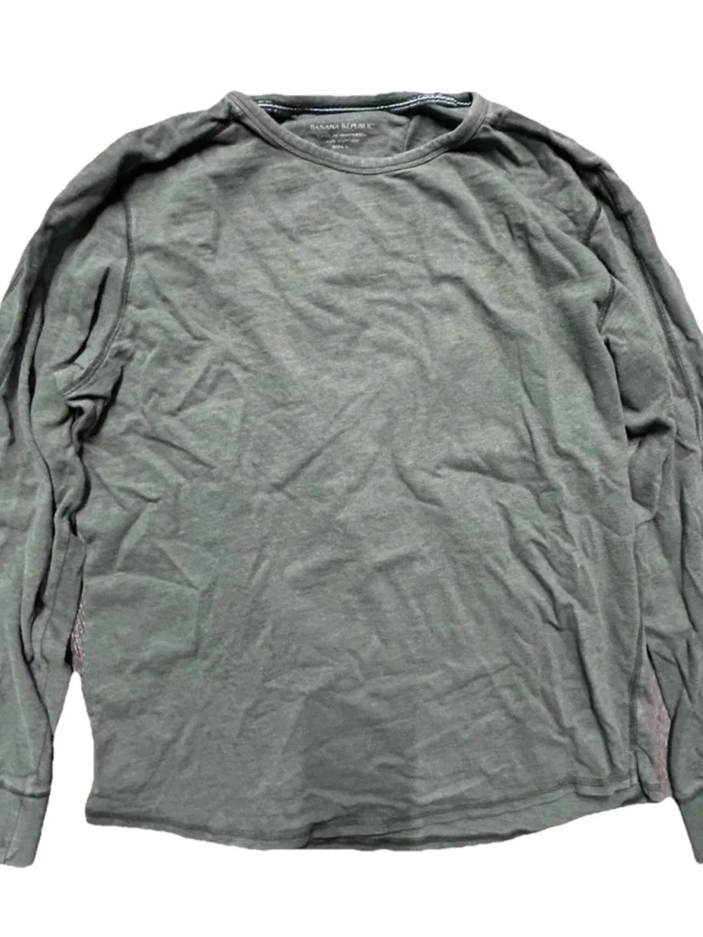 Men’s Banana Republic Green Long Sleeve Shirt Size Large